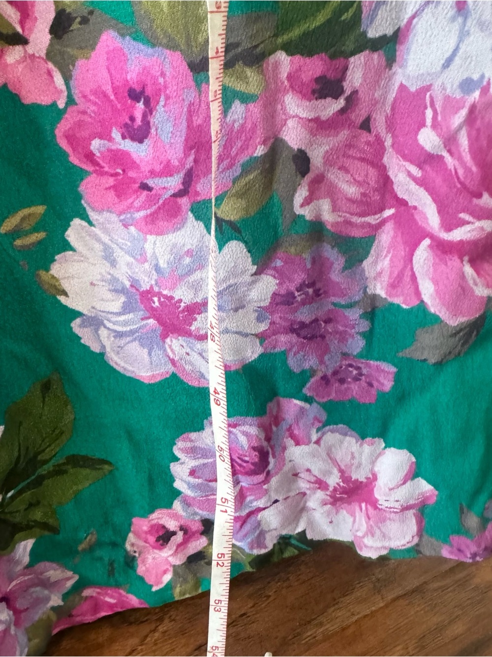 Lovers and Friends Ellis Robe Kelly Green Floral Cover Up Vacation Resort NWT XS - Picture 7 of 13